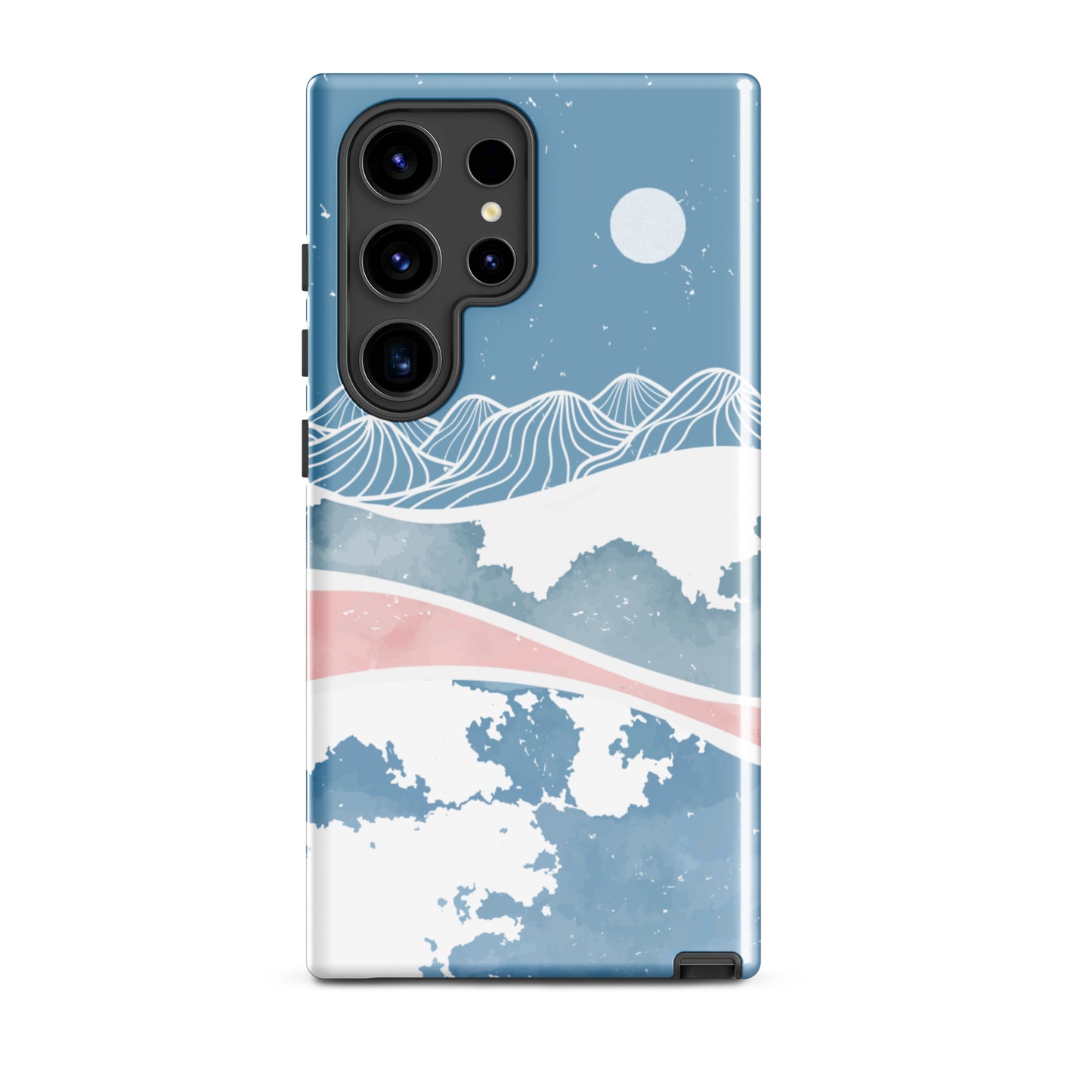 Blue Winter Night Samsung Case