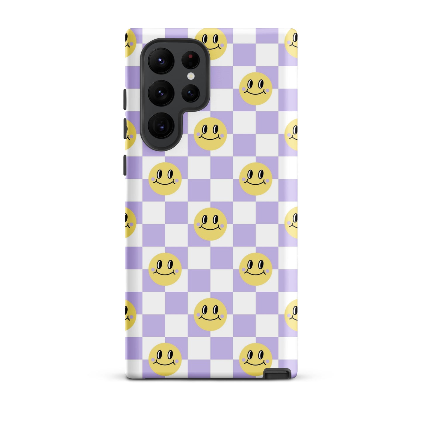Checkered Smiley Faces Samsung Case