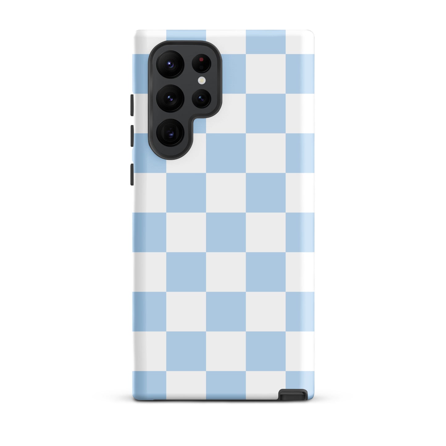 Pastel Blue Checkered Samsung Case