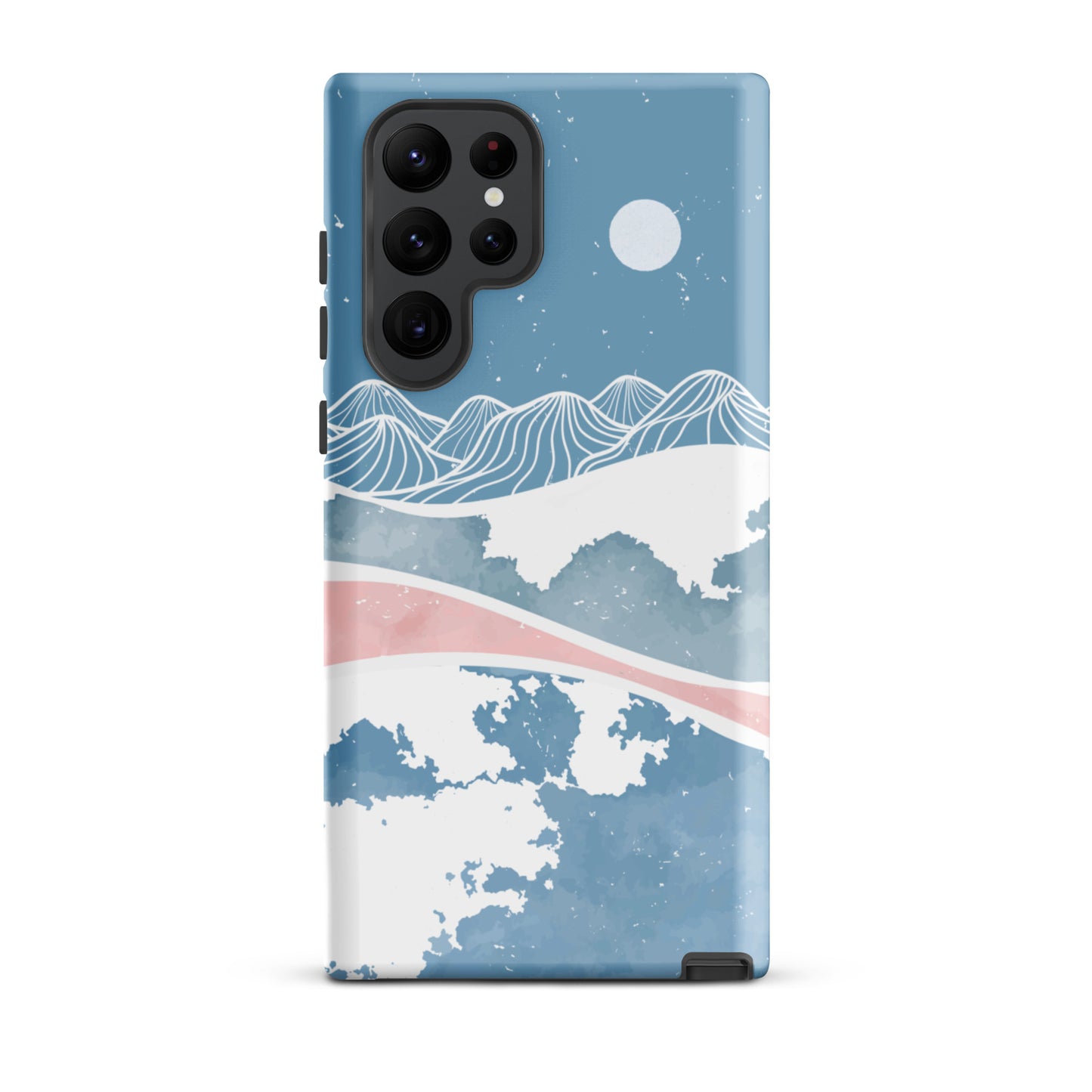 Blue Winter Night Samsung Case
