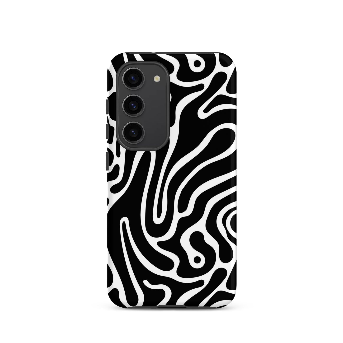 Wavy Noir Samsung Case
