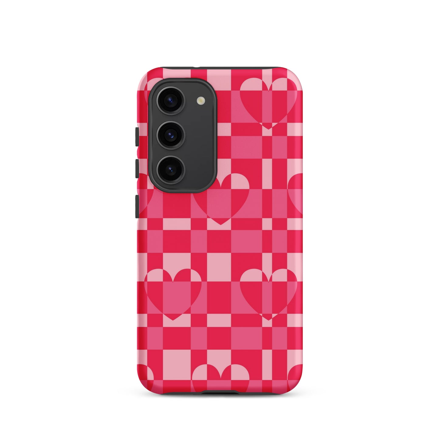 Hearts Checkered Samsung Case