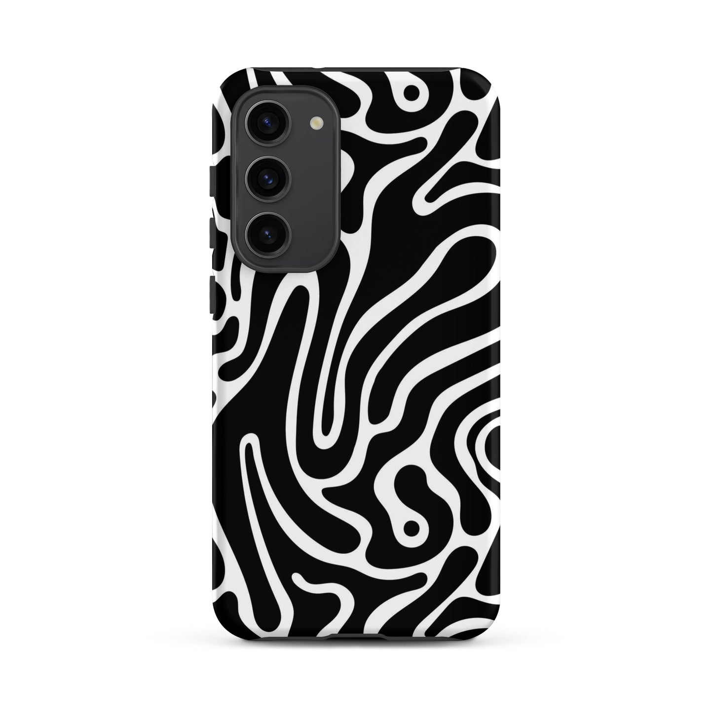 Wavy Noir Samsung Case
