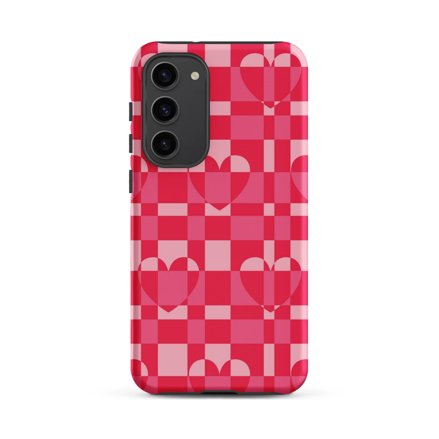 Hearts Checkered Samsung Case