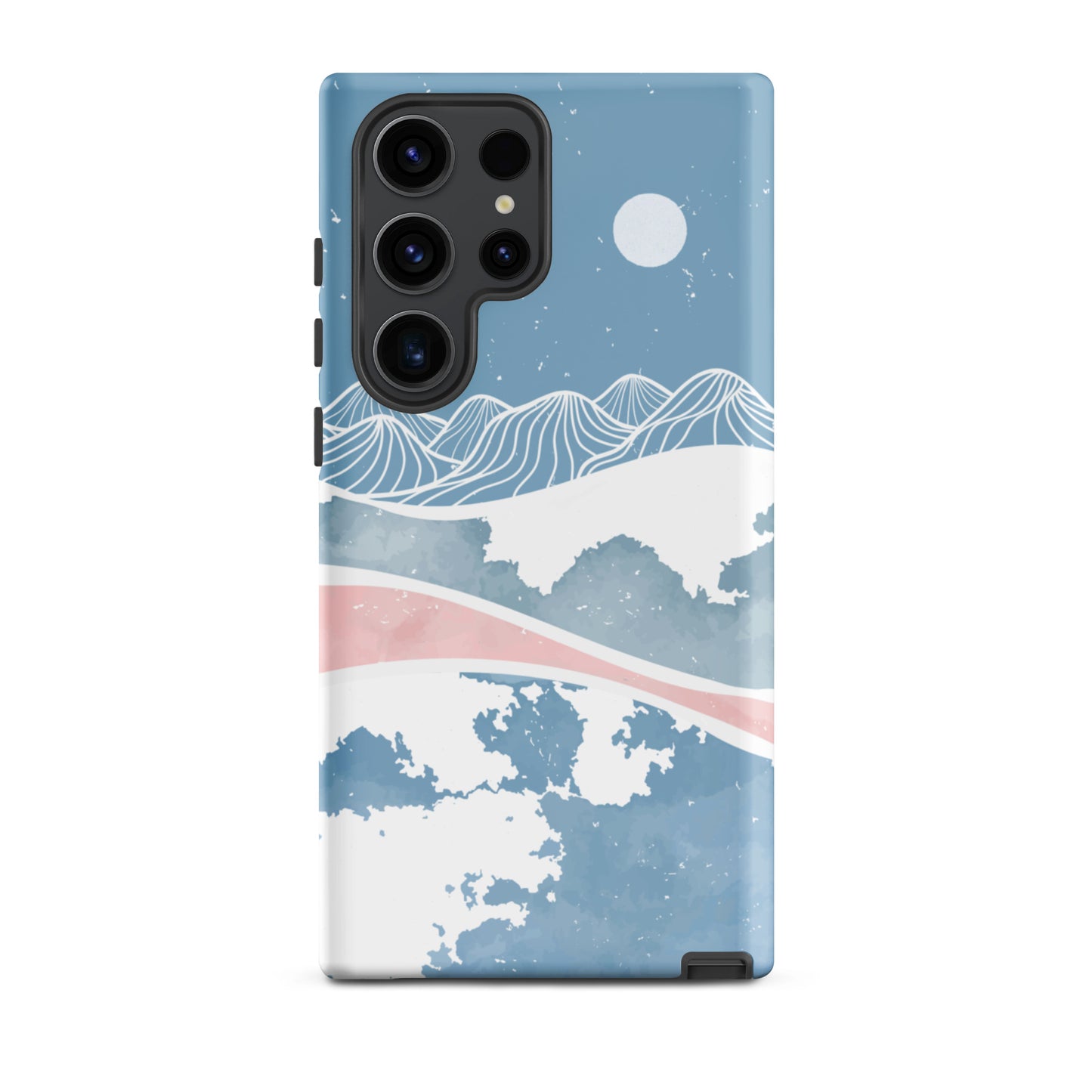 Blue Winter Night Samsung Case