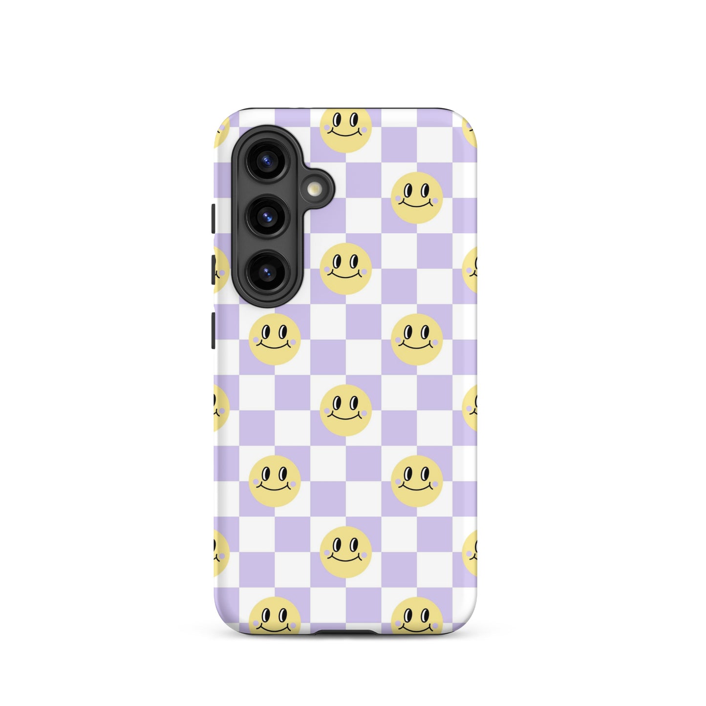 Checkered Smiley Faces Samsung Case