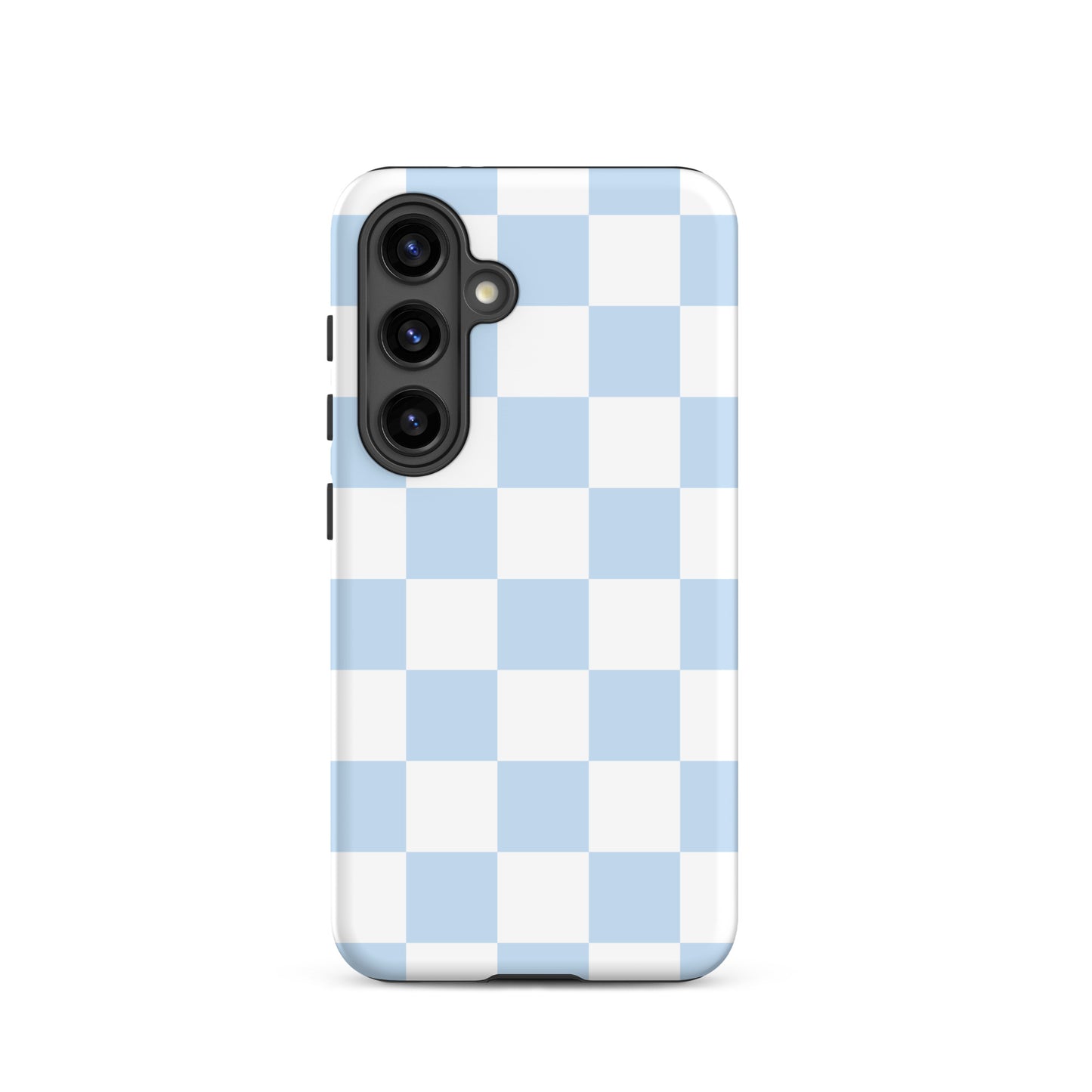Pastel Blue Checkered Samsung Case