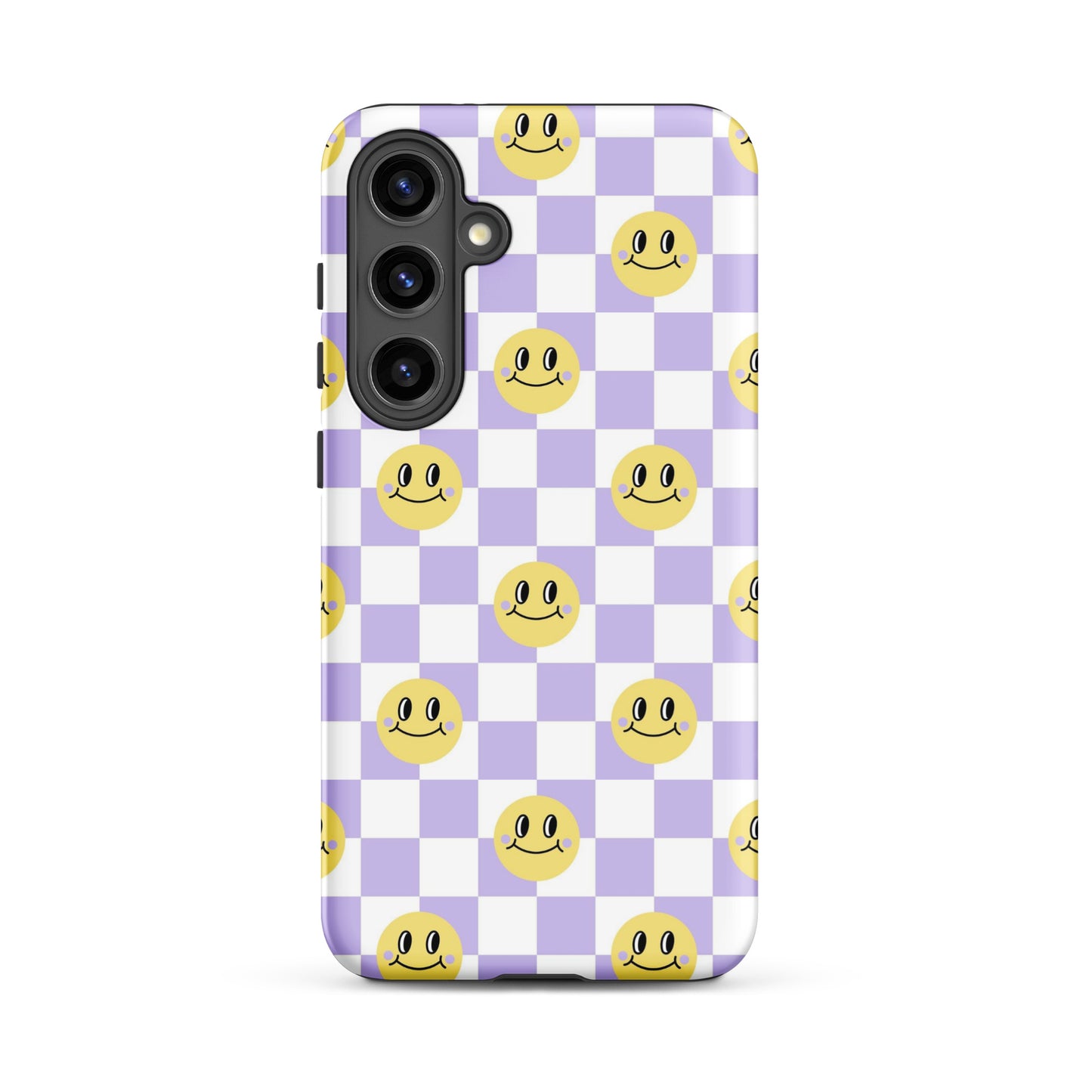 Checkered Smiley Faces Samsung Case