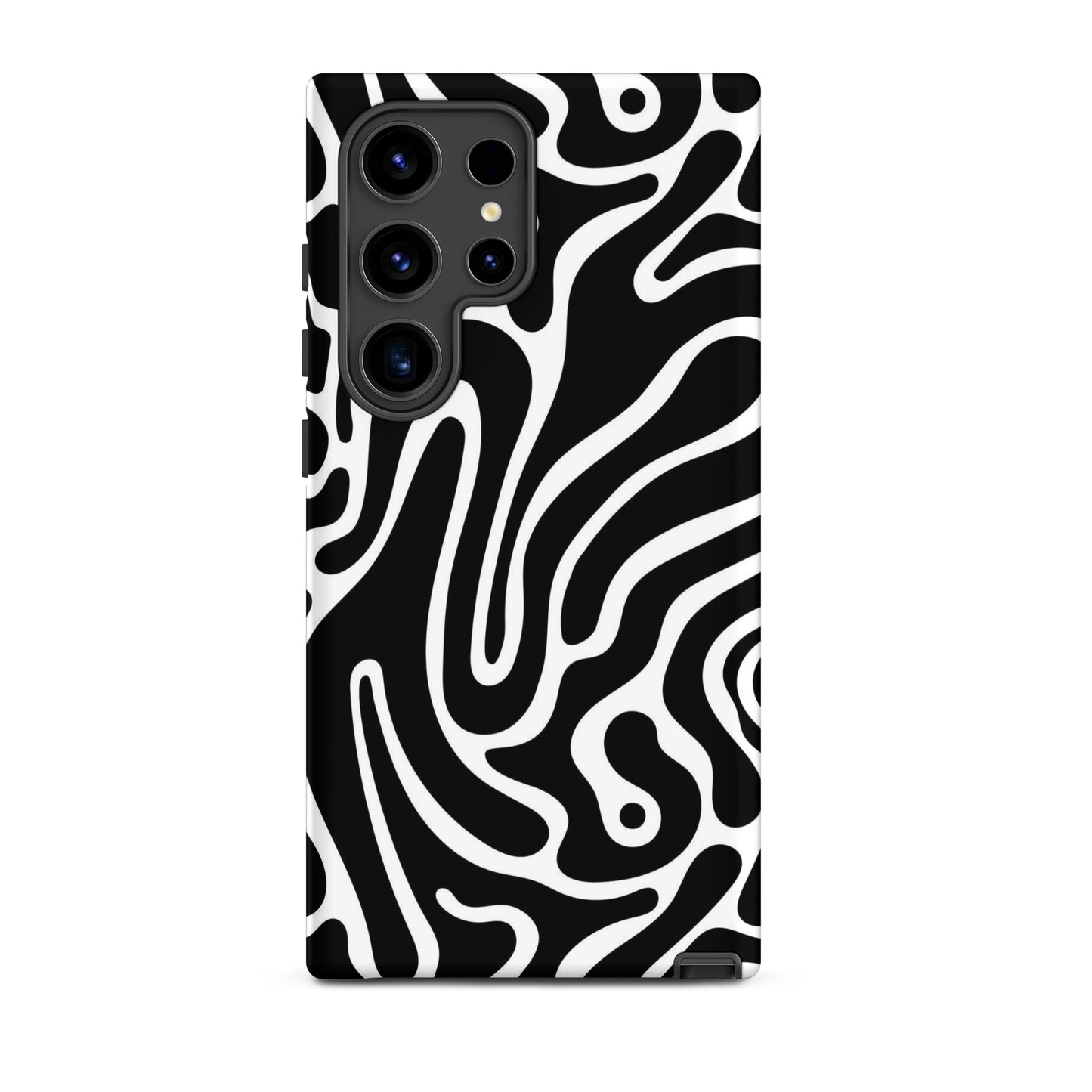 Wavy Noir Samsung Case